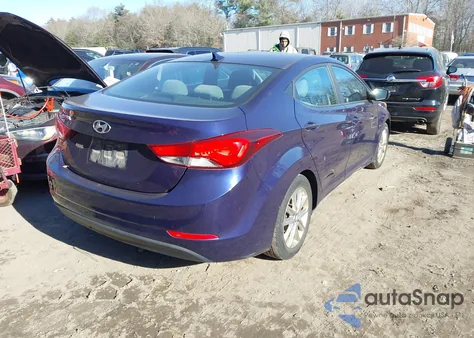 2014 Hyundai Elantra Se из США, поврежденный, VIN 5NPDH4AE3EH527620